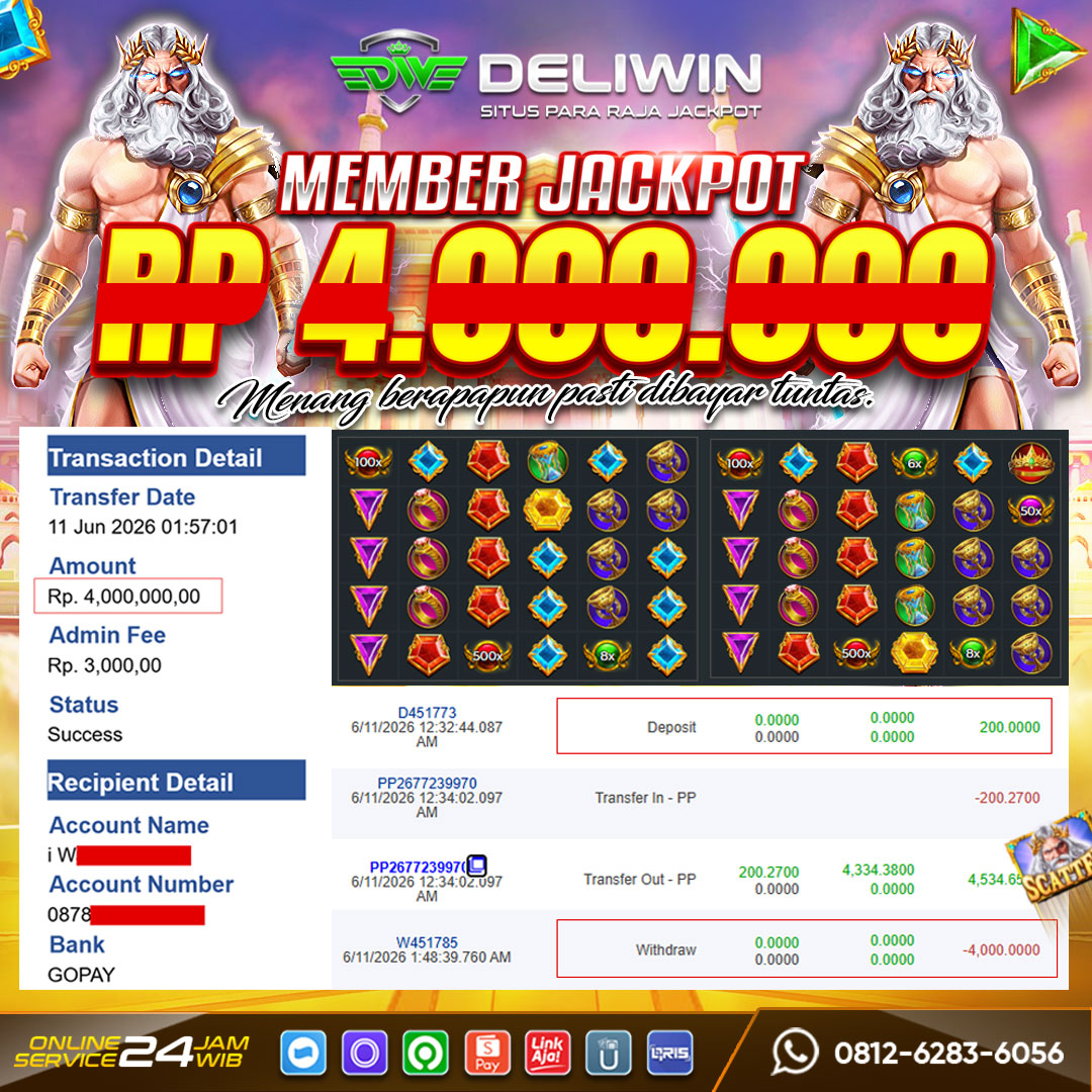 DAFTAR DELIWIN AGEN SLOT DEPOSIT 25.OOO PASTI DI JAMIAN MAXWIN